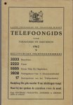 Anoniem - Telefoongids voor Paramaribo en Omstreken 1962   Suriname
