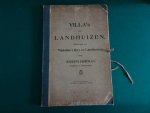 Herman, Joseph. - Villa's en landhuizen. Ontwerpen van Moderne Villa's en Landhuizen door Joseph Herman Architect te Amsterdam