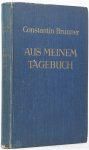 BRUNNER, C. (LEOPOLD WERTHEIMER) - Aus meinem Tagebuch.