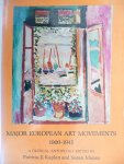 Kaplan, Patricia E./ Manso, Susan - Major European Art Movements 1900-1945,a critical anthology