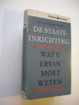 Boshouwers, Drs.W.F.P. - De Staatsinrichting, Wat u ervan moet weten