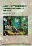 Ute Berns - Solo Performances Staging the Early Modern Self in England