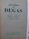 Guérin, Marcel / Daniel Halévy - Lettres de Degas Guérin, Marcel / Daniel Halévy - Lettres de Degas