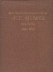  - N.V. Uitgevers-Maatschappij Æ.E. Kluwer, 1889-1939 - Gedenkboek uitgegeven ter gelegenheid van het vijftigjarig bestaan