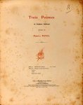 Ravel, Maurice: - Trois Poèmes de Stéphane Mallarme. Edition A. Chant et Piano, Recueil