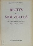 Jacques Mercanton 18362 - Récits et nouvelles