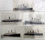 C.R.Hoffmann. - 5 photographs of steamships.