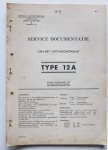  - Philips service documentatie - van het ontvangapparaat type 12A - voor voeding uit wisselstroomnetten