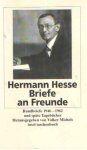 Hesse, Hermann - Briefe an Freunde. Rundbriefe 1946-1962. und späte Tegebücher