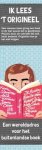  - boekenlegger: Ik lees 't origineel