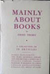 Trory, Ernie - Mainly about books. A collection of 28 articles