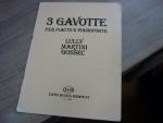 Lully, Martini, Gossec - 3 Gavotte per Flauto e Pianoforte