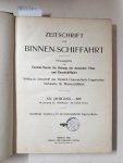 Verlag Paetel: - Zeitschrift für Binnen-Schiffahrt XIV. Jahrgang 1907 :