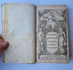 Seneca, Lucius Annaeus. - Classic literature 1650 I Tragoediae. Cum notis Th. Farnabii. Amsterdam, Johannes Janssonius, N.D. [ca. 1650], 371 + [1] pp.
