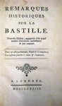 Unknown - Remarques Historiques sur la Bastille