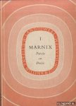 Marnix (= Philis van Marnix, heer van St. Aldegonde) - Poëzie en proza. Gekozen en ingeleid door Clara Eggink, J.C. Bloem en A.L. Söteman