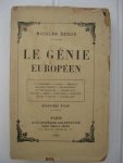 Ségur, Nicolas - Le Génie Européen.