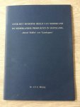 Blasing, J.F.E. - Over het moderne beeld van Nederland en Nederlandse produkten in duitsland, oftewel Moffen over Kaaskoppen
