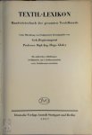 Hugo Glafey - Textil-Lexikon Handwörterbuch der gesamten Textilkunde