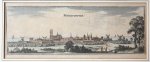Caspar Merian (1627-1686), after Jan Peeters I (1624-1678) - [Antique print, handcolored etching] Harderwyck (Harderwijk), published ca. 1650.