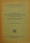 JORGENSEN, P.H. - Die Bedeutung des Subjekt-Objektverhältnisses für die Theologie. Der theo-onto-logische Konflikt mit der Existenzphilosophie.