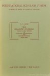 JONES, W.T. - The romantic syndrome. Toward a new method in cultural anthropology and history of ideas.