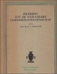 BELLON, K.L. - INLEIDING TOT DE NATUURLIJKE GODSDIENSTWETENSCHAP.