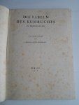Freimann, Prof.Dr.Aron, Mit einem Vorwort von - Die Fabeln des Kuhbuches [in Ubertragung]