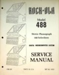 Rock-Ola - Rock-Ola Original Manuals Model 488 Jukebox