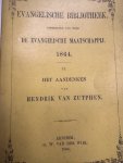 HERWERDEN G. HZ., C.H. VAN, - Het aandenken van Hendrik van Zutphen, onder zijne landgenooten vernieuwd / door C.H. van Herwerden C.Hz