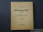 Charles Lambert. - Ronces d'exil. Poèmes. Illustrations de Christian Frain de la Gaulayrie.