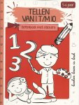  - Oefenboek met stickers – ik leer tellen – oefenboek – leerboek – 1 tot 10 – oefenen met 1 2 3 – tellen voor kinderen – 5-6 jaar