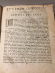 Samuel Pitiscus - Lexicon Latino-Belgicum Novum