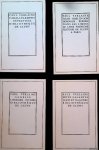 Verlaine, Paul - Parallèlement invectives; Chair, Odes et son, Honneur, Élégies, Dans les limes, Le livre posthume; Sagesse, Liturgies intimes; Fêtes galantes, Jadis et Naguère (4 volumes)