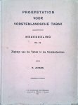 Jensen, Hj. - Proefstation voor Vorstenlandsche tabak. Mededeling No. XL: Ziekten van de Tabak in de Vorstenlanden