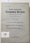 Kyoto University: - Kyoto University Economic Review : (Memoirs of the Department of Economics in the Imperial University of Kyoto : (Volume XIV komplett :  Number 1 January 1939, Number 2  April 1939, Number 3 July 1939, Number 4 October 1939) :