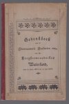 J Prins - Gedenkboek van de voornaamste besluiten, vastgestelde verordeningen, gesloten overeenkomsten en handelingen van het bestuur van dijkgraaf, hoofdingelanden en hoogheemraden van Waterland, gedurende de jaren 1894 tot en met 1899