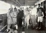  - Photography film history 1928 | Photographs of filmrecordings aboard the S.S. Coblenz. Lil Dagover.