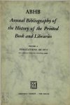  - Annual bibliogr. hist.printed book libr. serie