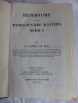 J.T. Kent - Repertory of Homeopathic Materia Medica with word index.