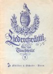 Wanzenried, Fr. - Liederchrättli für üsi Trachtelüt (Liedboek)