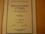 Dounis; Demetrius Constantine - Preparatory Studies in Thirds and Fingered Octaves on a Scientific Basis for Violin, Op. 16 (1924); First Book - Thirds