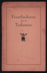 n.n - Feestliederen voor de TERBOWEE