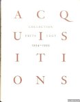 Berge-Gerbaud, Maria van & Rhea Blok & Hans Buijs - Collection Frits Lugt 1994-1999. Acquisitions