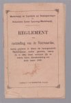 Maatschappij tot exploitatie van Staatsspoorwegen en Hollandsche IJzeren spoorweg Maatschappij - Regelement tot vaststelling van de voorwaarden, waarop personen in dienst worden genomen, waarop zij in dien dienst werkzaam zijn en waarop hunne dienstbetrekking een einde neemt (1919)