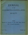  - Journal of the English Folkdance and Song Society vol 6 no 2 1950