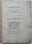 J.A. Rietvelt - Reglementen en instructien betrekkelijk den Hoogen Maasdijk der stad en landen van Heusden