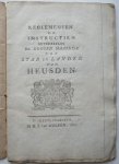 J.A. Rietvelt - Reglementen en instructien betrekkelijk den Hoogen Maasdijk der stad en landen van Heusden
