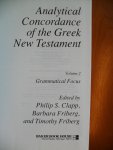 Clapp Philip S. / Friberg B & C. - Analytical Concordance of the Greek New Testament  vol. 2 Grammatical Focus