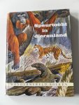 Appelman, F.J.; Bruins, B. Illustrator : Henstra, Friso - Speurtocht in dierenland. Wonderwereld boeken compleet met los ingeplakte plaatjes